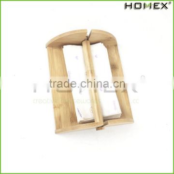 Bamboo Facial Tissue Box/ Tissue Holder/Napkin Dispenser Homex-BSCI