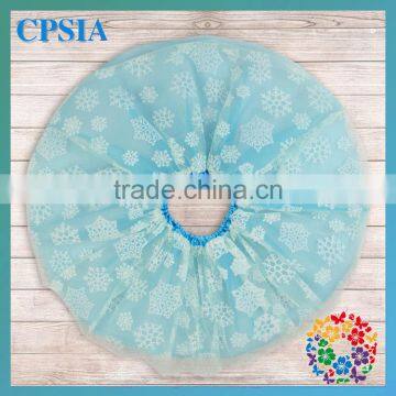 Latest New Arrival Hot Sale Turquoise Snow Flake Tutus Skirts Pretty Skirt for Girls photo-2