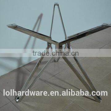 Stainless Steel Base Glass Coffee Table photo-5