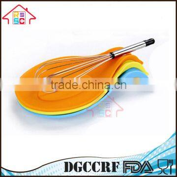 NBRSC High Temperature Silicone Spoon Pad for Food Grade Trivet Rest Heat Resistant photo-5