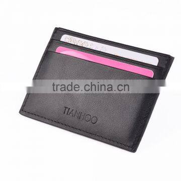 Gift Rivet pu Leather/genuine Leather Credit / Name Card Holder for Business photo-6