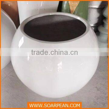 Outdoor Decorative Fiberglass Large Size Flower Pot photo-4
