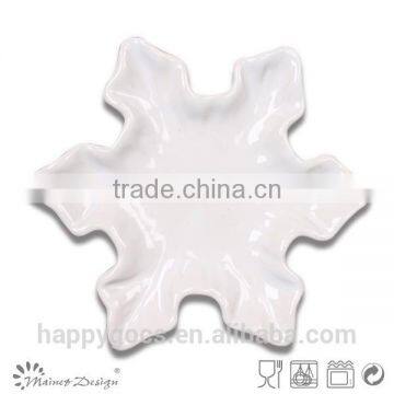 2016 Hot selling dish , irregular shape dish , snack dish