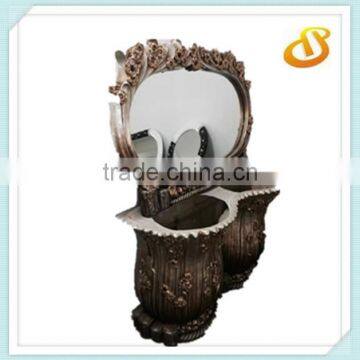 novel bathroom furniture, resin wash basin