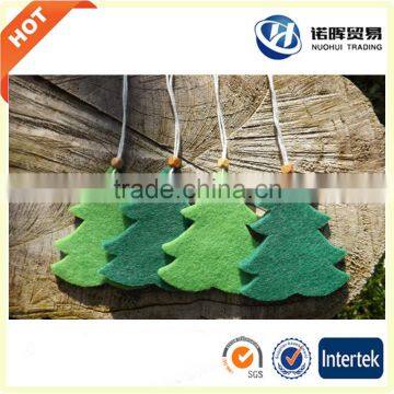 Christmas decorations felt pattern,christmas felt ornament,leaves felt decoration