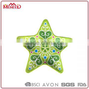 20cm five-pointed star shape disposable melamine halloween dinnerware sets candy tray plate