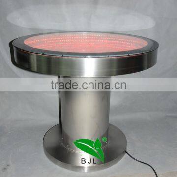 Beautiful Battery Driver Round Bar Table ,Fantastic LED Light and Water Bubble Moving Table photo-2