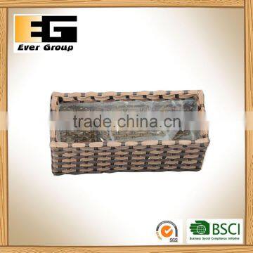 Rectangle PE/Plastic Rattan Outdoor Flower Pot photo-2