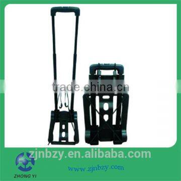 Portable luggage trolley