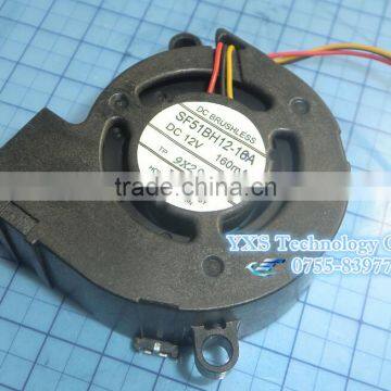 Centrifugal Blower SF51BH12-18A DC12V 160mA Projector Fan 3wire photo-2