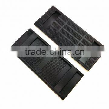 2" Shoulder Pad PVC In Black, Black Shoulder Strap Pad for Bag, Plastic PVC Bag Strap Belt Shoulder photo-2