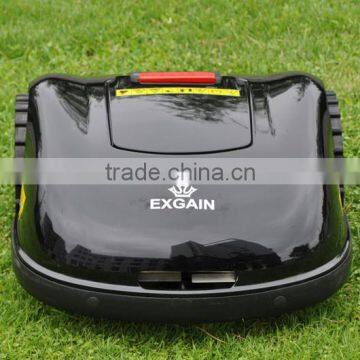Take Care of Your Garden by Robot Mower-- Latest Black Intelligent Robotic Auto Lawn Mowers With PPR Front Wheel E1600 photo-1