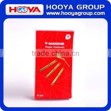 wholesale office and school 8cm high quality brass metal paper file fastener