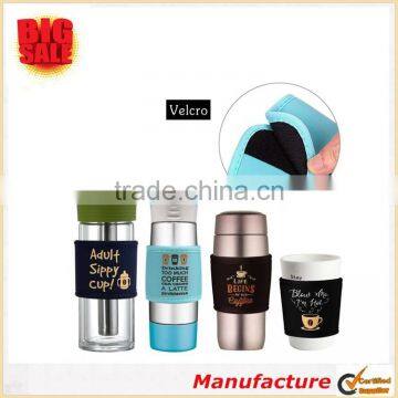 2017 Newest Design Mixed Color Design Practical Cup Sleeve Insulated Coffee Cup Sleeve Neoprene Cup Sleeve photo-3