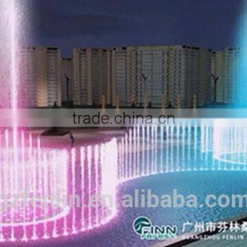 Stainless Steel Outdoor Colorful Running Music Water Speaker Fountain