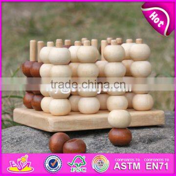 2017 New Design Educational Beads Wooden Toddler Stacking Toys W13D115 photo-4
