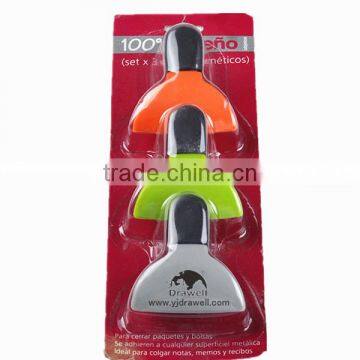 MC-3280 Promotional Set Of 3 magnet plastic clip