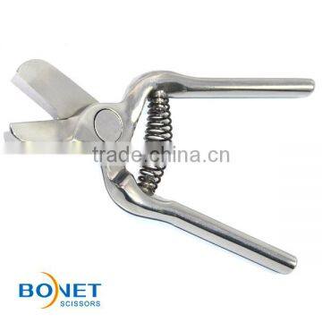 SGA0019 5" Gardening Tool Small Stainless Steel Pruner Scissors With Spring photo-2