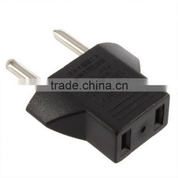 1Pcs Universal Travel US or EU to EU AC Plug Adapter Converter USA to Euro Europe Wall Power Charge Outlet Sockets