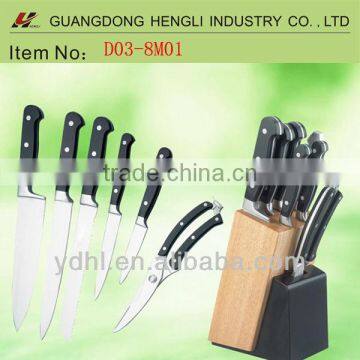 Best quality 8pcs kitchen knife scissor set