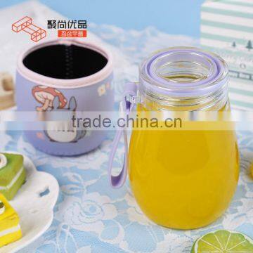 L00055 2017 High Quality Stylish Design Custom Penguin Shape Pyrex Heat-Resistant Clear Glasses Bottles photo-2