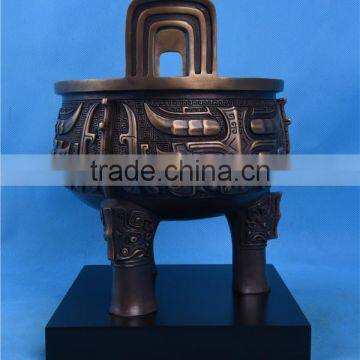 Chinese Classical Bronze Tripod Small/China Bronze Artwork Tripod/Bronze Decoration Classical photo-4