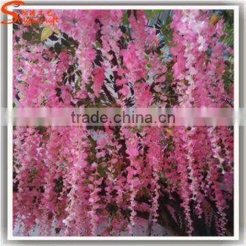 New Design Indoor Life Size Artificial Trees Plastic Cherry Blossom Branches for Wedding Decoration Cherry Tree photo-4