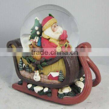 Christmas gift santa claus snow dome