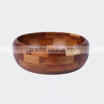 Cheap Hand Made Bamboo Salad Bowl Set Bowl Wood photo-2