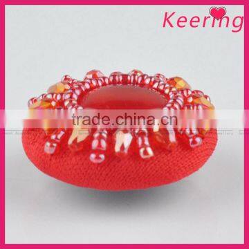 Wholesale Fashionable Decorative Small Red Rhinestone Button for Garments and Clothing WBKA-299 photo-2