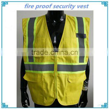 fire proof security vest 100 cotton