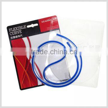 Kearing Brand 60cm Flexible Plastic Curve Ruler With Blister Card Package for Fashion Design#KF-60 photo-3