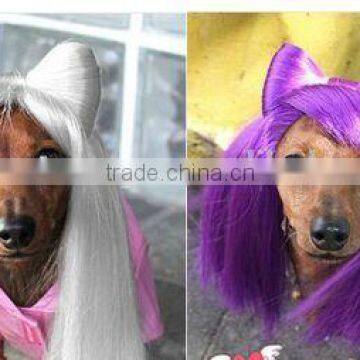 lady gaga pet wig , lady gaga dog wig ,dog wig