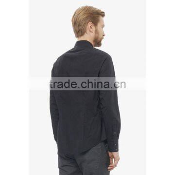 OEM Service for 100% Cotton New Design Black Mens Shirts Models