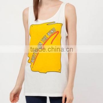 Wholesale custom ladies fitness casual tank tops