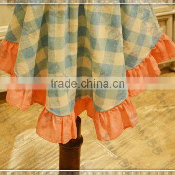 2017 Latest Girls' Check Comfortanbel Dance Dress photo-3