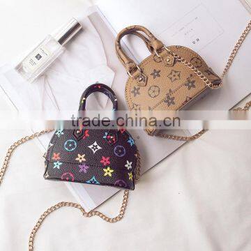 Small Flower Pattern Kids Purse With Zipper Fashion Girls Purse Adult and Kids Stylish Bags photo-5