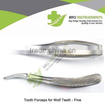 Tooth Forceps for Wolf Teeth - Fine