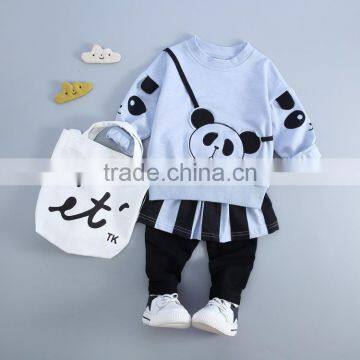 2016 Autumn Baby Girl Clothing Set Wholesale Children's Boutique Clothing photo-4