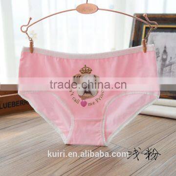 Woman Cotton Underwear/teen Girls Boxer Comfortable Cartoon Printing Panties Briefs photo-3