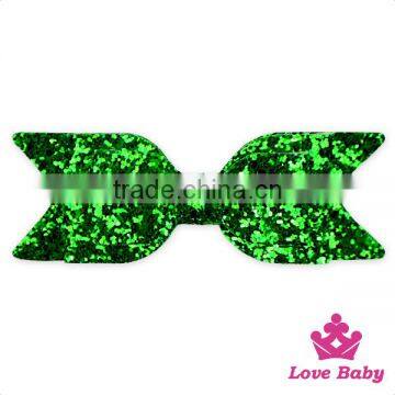 Wholesale Lastest Plain Color Sequins Hairbows Metal Accessories Baby Girl Bow Hair Clips Grips photo-2