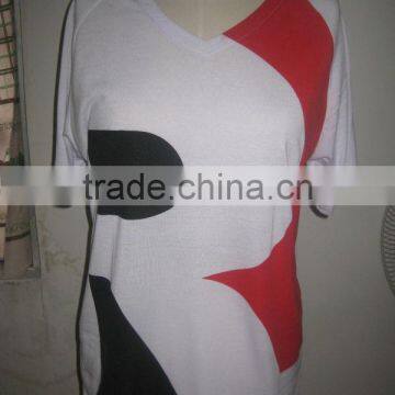 Mens Cotton V-neck T-shirts FR001 photo-2