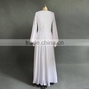 Long Sleeve White Wedding Dress/ Wedding Dress 2017