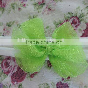 2017Lovely Style Princess Girls Hair Accessories Bowknot Elastic Headband Girls Many Colors Choice photo-5