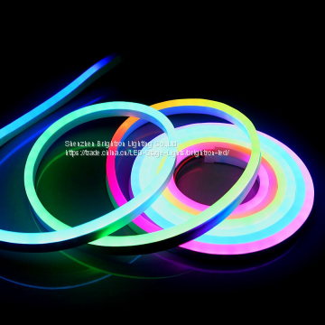 Polychrome CE Approved Wire Rope Cable Strip Water Resistant Led Neon 5050 RGB DMX Led Ultra Thin Neon photo-5