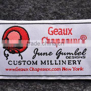 Direct Factory High Quality Woven Printed Label Hang Tag Woven Patch Embroidered photo-3