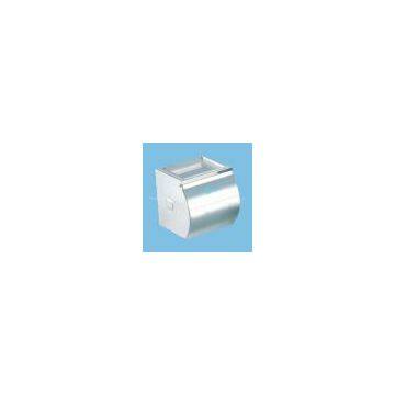 Stainless steel roll tissue dispenser