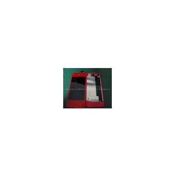 for iPhone 4G red full set lcd digitzer+back cover+home button
