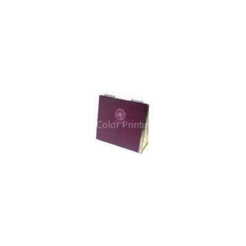 Luxury Desk Customized Calendar Printing Services with Gold Hot Stamping for promotion