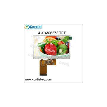 4.3 inch 480x272 TFT LCD MODULE CT043BLI11, optional with resistive and capacitive touchscreen